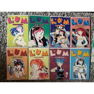 LUM URUSEI YATSURA Comic books 1-8 COMPLETE SERIES [Viz Select 1989]